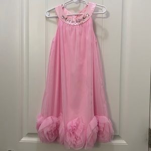 Biscotti pink ruffle dress